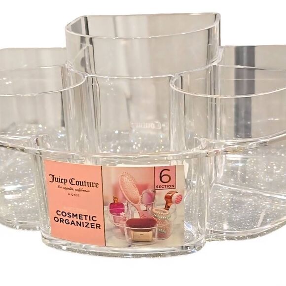 Juicy Couture Acrylic 6-Section Cosmetic Organizer - Picture 10 of 10
